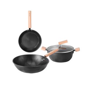 DFS-TZ834B Non-coating pans set of 3